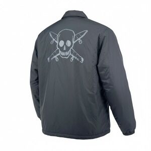 Vtg Fourstar Black Sherpa Lined Coach Jacket Men XL Street Pirate Originals Rare